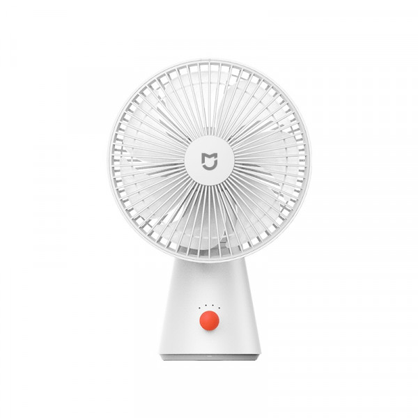 The MI desktop mobile fan is white