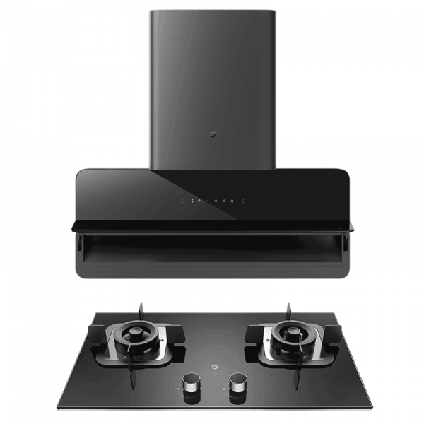 MI ultra-thin low range hood S1 smoke stove set 4.8kw (liquefied gas)