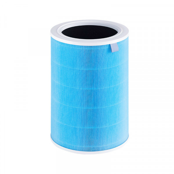 The MI air purifier Pro H filter element is colored in blue