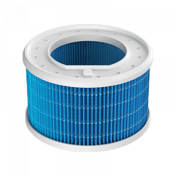 The MI fog-free humidifier 3 [400] filter element is colored in blue