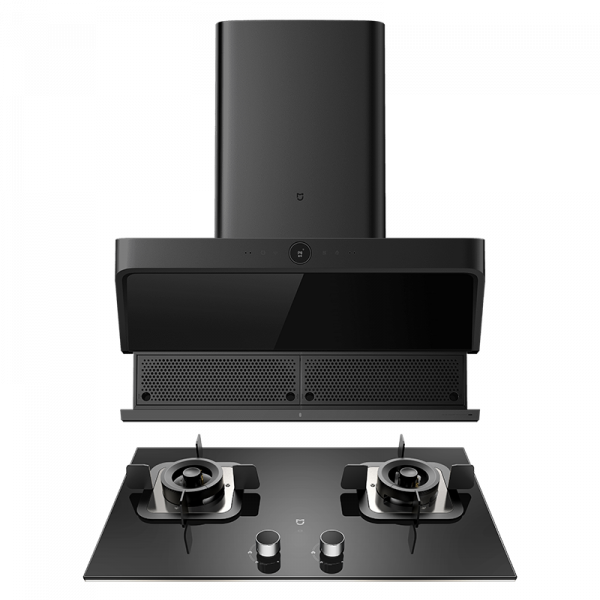 MI intelligent frequency conversion lift range hood S1 smoke stove set of liquefied gas